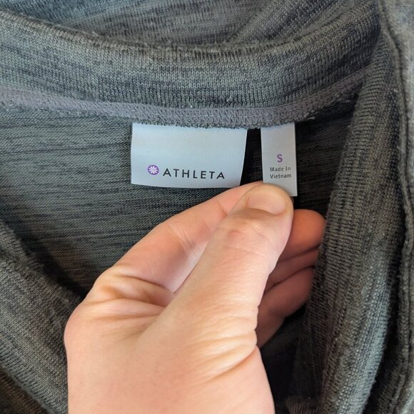 Athleta Green Sport It Sweater Dress, Sz S - Picture 4 of 8